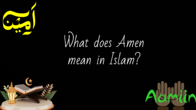 What does Amen mean in Islam?