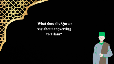 What does the Quran say about converting to Islam?
