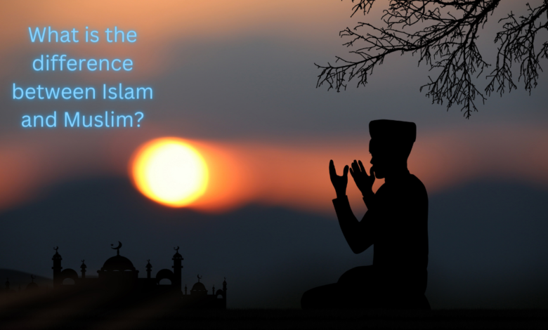 What is the difference between Islam and Muslim?