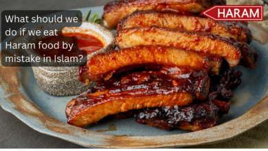 What should we do if we eat Haram food by mistake in Islam?