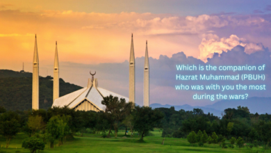 Which is the companion of Hazrat Muhammad (PBUH) who was with you the most during the wars?