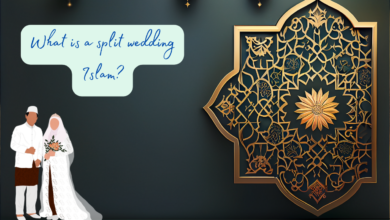 What is a split wedding Islam?