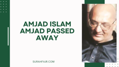 Amjad Islam Amjad Passed Away