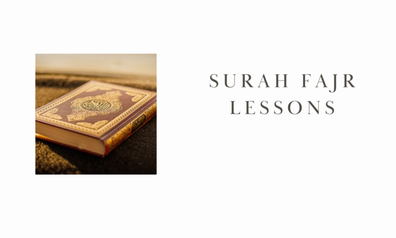 Surah Fajr lessons